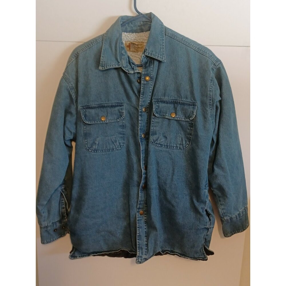 Men's Field N Forest Jean Jacket Insulated Great Cond. Size Medium